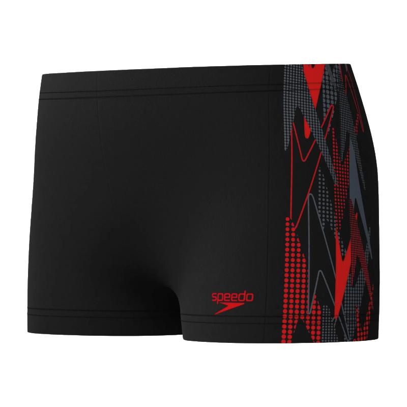 Плавки дитячі BOYS PLASTISOL PLACEMENT AQUASHT BLK/RED