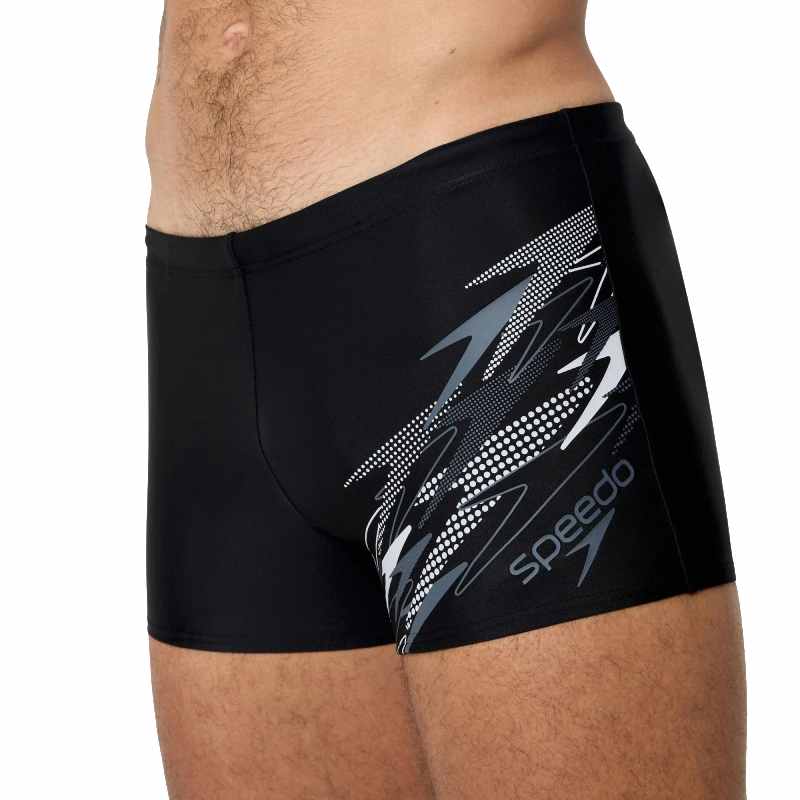 Плавки чоловічі MEDLEY LOGO AQUASHORT BLK/GRY