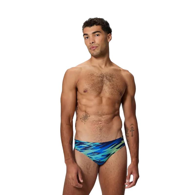 Плавки чоловічі HYPERBOOM PRINT BRIEF 2.5" NVY/BLU
