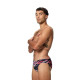 Плавки чоловічі HYPERBOOM PRINT BRIEF 2.5" BLK/RED
