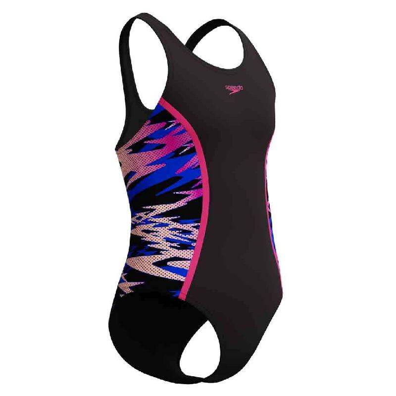 Купальник дитячий Hyperboom Splice Muscleback Swimsuit Black/Pink